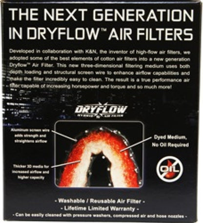 AEM Induction AEM Dryflow Air FIlter Conical 5.5in Base OD x 4.75in Top OD x 5in Height 21-203DOSK