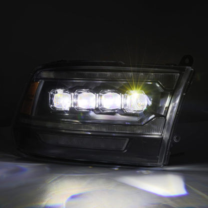 AlphaRex 09-18 Ram 2500 NOVA LED Proj Headlights Plank Style Chrome w/Activ Light/Seq Signal/DRL 880556 *Discontinued