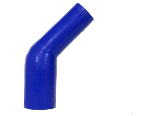 HPS 1-3/4" - 2-1/4" ID, Silicone 45 Degree Elbow Reducer Coupler Hose