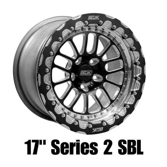 Belak Wheels Belak 17x10.5 / 8.25in BS / 5x120 BP / Low Pad / Series 2 Wheel - Single Beadlock 17105120S28BS-SBL