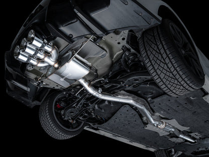 AWE Tuning 2024 Acura Integra Type S DE5 FWD Touring Edition Exhaust w/ Triple Chrome Silver Tips 3015-52335
