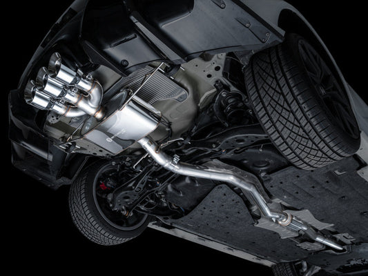AWE Tuning 2024 Acura Integra Type S DE5 FWD Touring Edition Exhaust w/ Triple Chrome Silver Tips 3015-52335