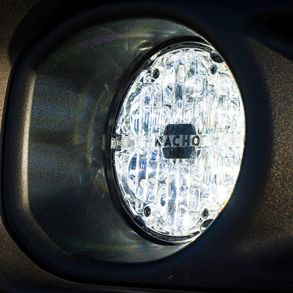 ARB Jeep JL/JT SAE Only Plug N Play Fog Light Kit (Bumper Kit) - White V3JW2KWSO