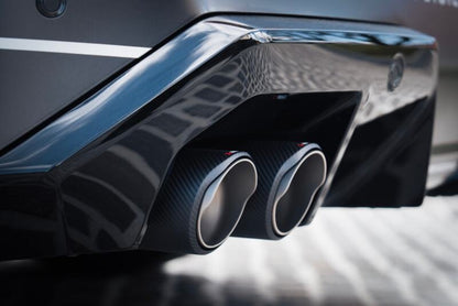 Akrapovic 2024+ BMW M5 (G90,G99) Round Carbon Fiber Tail Pipe Set TP-CT/78