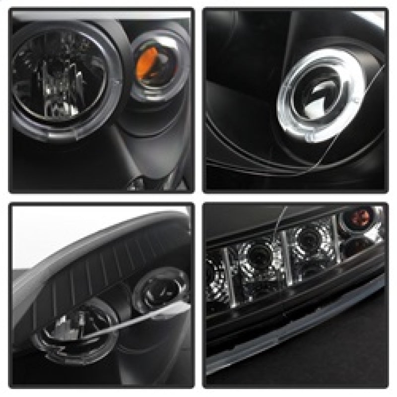 Spyder Dodge Ram 1500 06-08/Ram 2500 06-09 Projector Headlights LED Halo LED Blk