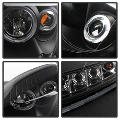 Spyder Dodge Ram 1500 06-08/Ram 2500 06-09 Projector Headlights LED Halo LED Blk