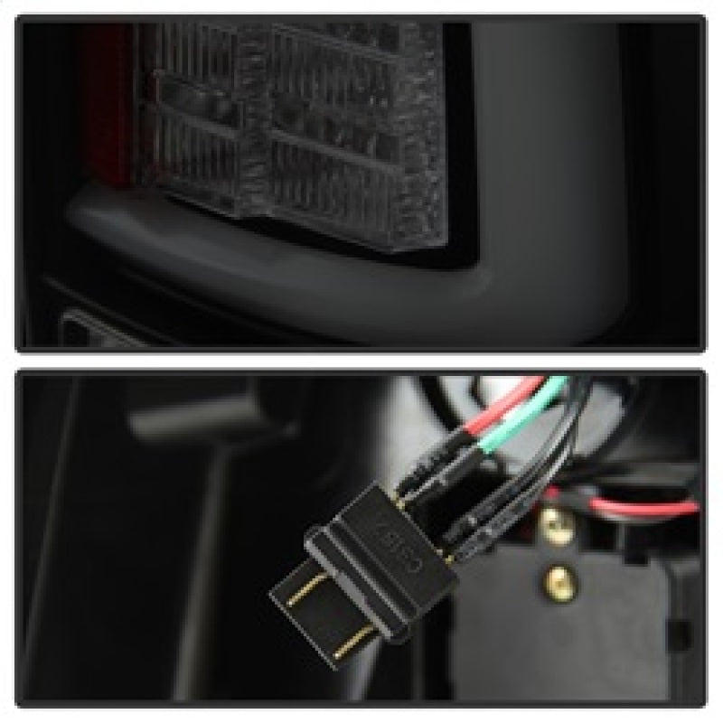 Spyder 09-16 Dodge Ram 1500 Light Bar LED Tail Lights - Black Smoke