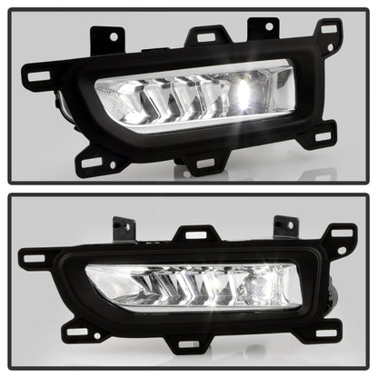 SPYDER 20-22 Nissan Titan OEM Style Fog Lights w/Switch (Bulbs Size - 5W) - Clear (FL-NT2020-LED-C) 9051333