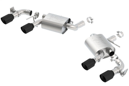 Borla 2016 Chevy Camaro V8 SS AT/MT ATAK Rear Section Exhaust w/ Dual Mode Valves Ceramic Black 11925CB