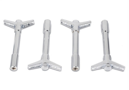 Ford Valve Cove Bolt Kit 4pk Chrome w/Ford Logo FRD302-325