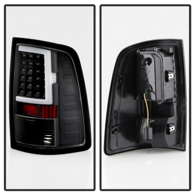 Spyder xTune 13-18 Dodge Ram 1500 LED Tail Lights - Black (Alt-On-DRAM13V2-Lbled-Bk)