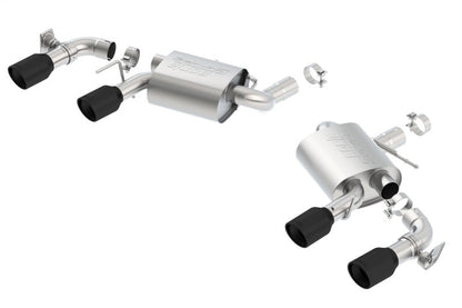 Borla 2016-2018 Chevrolet Camaro SS AT/MT RWD Ceramic Black S-Type Exhaust (w/ Dual Mode Valves) 11924CB