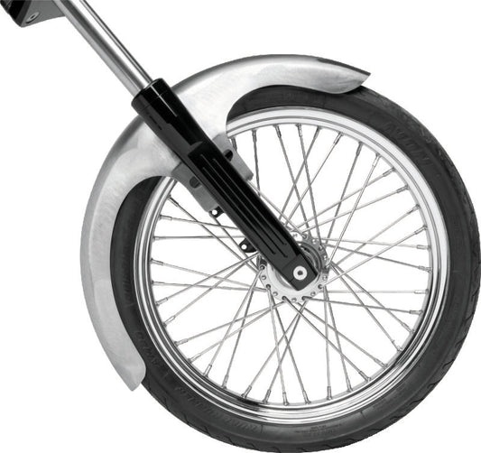 Bikers Choice 21in Outlaw Raw Stl Frt Fender 489663