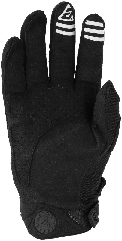 Answer 24 Peak Gloves Black/White Youth - XL 442870