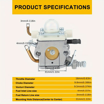 Carburetor Kit for Echo Leaf Blower — Replaces PB-403H