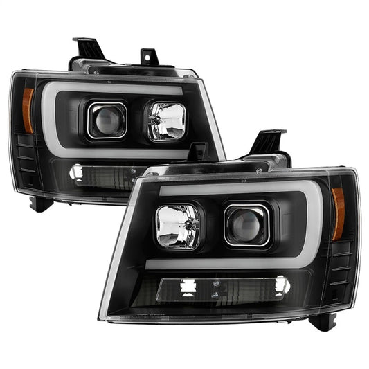 Spyder Chevy Suburban 1500/2500 07-14 Tahoe 07-14 LED Headlights Black PRO-YD-CSUB07V2PL-BK 5087515