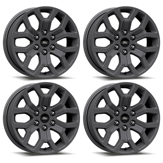 Ford Racing 15-22 F-150 18x7.5in Matte Gray Wheel Kit M-1007K-1875G