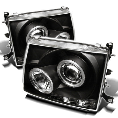 Spyder Toyota Tacoma 97-00 Projector Headlights LED Halo LED Black High H1 Low H1 PRO-YD-TT97-HL-BK 5011947