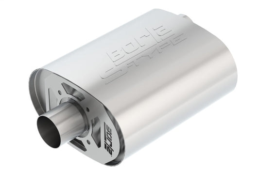 Borla CrateMuffler Ford Coyote 5.0L S-Type 2.5in Offset/Center 12inx6inx10.34in Muffler 400855