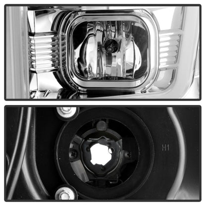 Spyder Ford F-250/350/450 08-10 V2 High-Power LED Headlights-Switch Back-Chrome