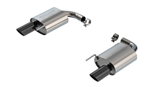 Borla 2024-2025 Ford Mustang Eco Boost 2.3L S-Type Axle Back Exhaust w/ Black Chrome Tips 11986BC
