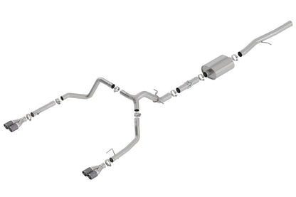 Borla 19 Chevrolet Silverado/GMC Sierra 1500 6.2L SS ATAK Catback Exhaust - Carbon Fiber Tips 140776CF