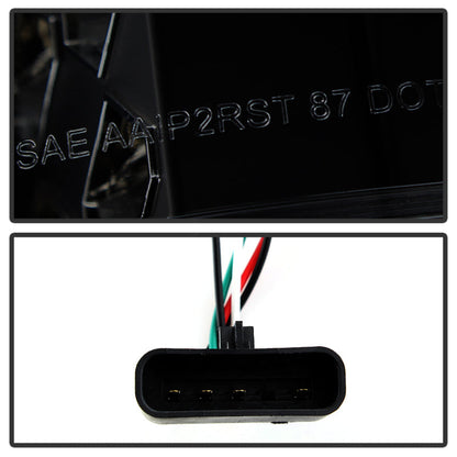 Spyder Chevy C/K Series 1500 88-98/GMC Sierra 88-98 LED Tail Lights Blk Smke ALT-YD-CCK88-LED-BSM 5077981