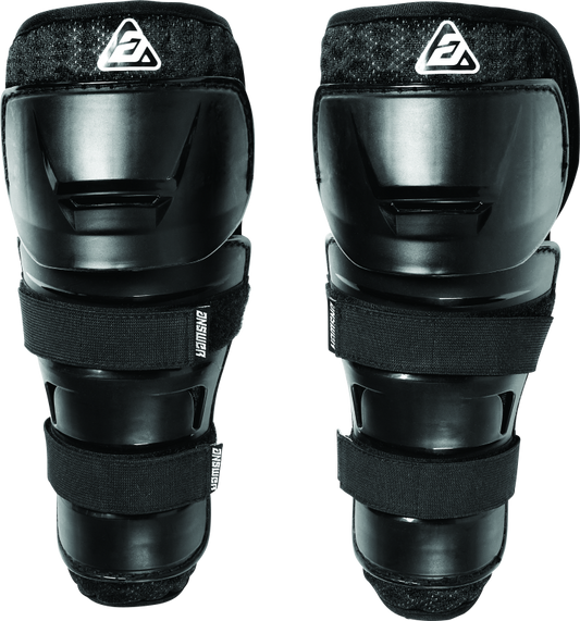 Answer Peewee Knee Guard Black 446202