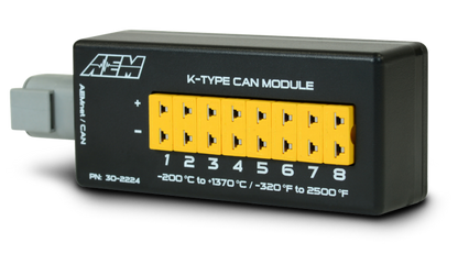 AEM 8 Channel K-Type Thermocouple EGT CAN Module 30-2224