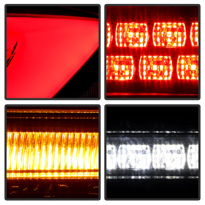 SPYDER 11-17 BMW 5 Series F10 F18 M5  Sequential Turn Signal LED Tail Light - BK ALT-YD-BMWF1011-BK 5088512