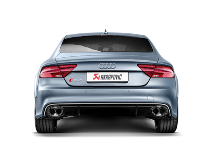 Akrapovic 14-17 Audi RS7 Sportback (C7) Evolution Line Cat Back (Titanium) w/ Carbon Tips S-AU/TI/4H