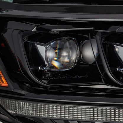 AlphaRex 19-21 Ford Ranger NOVA LED Proj Headlight Plnk Style Alpha Blk w/Activ Light/Seq