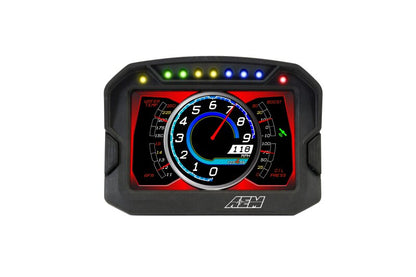 AEM CD-5LG Carbon Logging Digital Dash Display w/ Internal 10Hz GPS & Antenna 30-5603