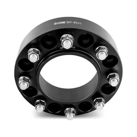 Borne Off-Road Wheel Spacers - 8X170 - 125 - 50mm - M14 - Black BNWS-002-500BK
