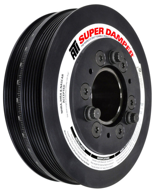 ATI Damper - 7.48in - Alum - 6/4 Grv - 2016+ Chevy Camaro LT1/LT4 Wet Sump