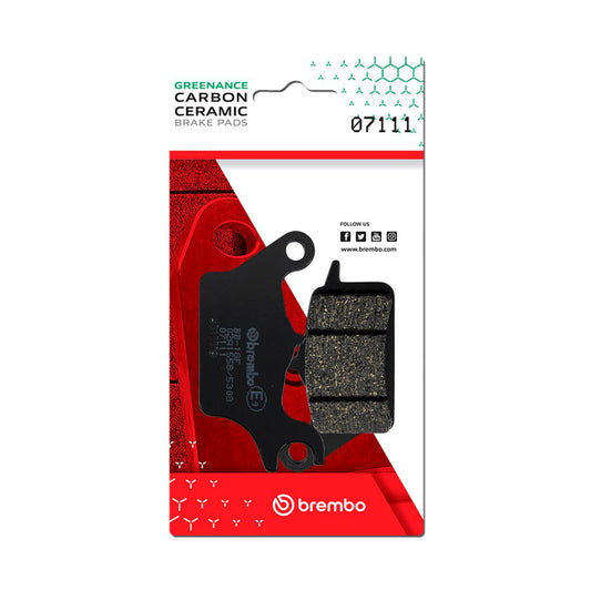 Brembo OE Suzuki Address/Yamaha Tricity Carbon Ceramic Brake Pad - Front 07111