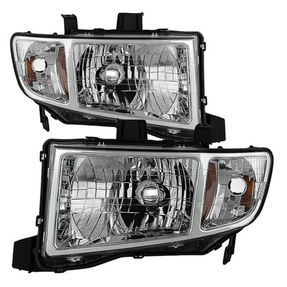 SPYDER Xtune Honda Ridgeline 06-13 Crystal Headlights Chrome HD-JH-HRID06-AM-C 9025501