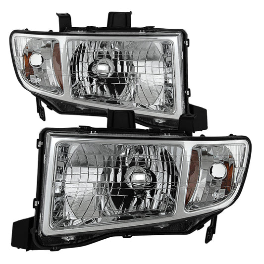 SPYDER Xtune Honda Ridgeline 06-13 Crystal Headlights Chrome HD-JH-HRID06-AM-C 9025501