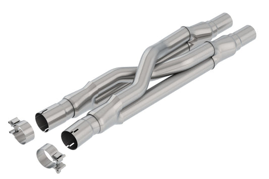 Borla 15-18 Ford Mustang GT 5.0L AT/MT RWD 2.5in Resonator Delete X-Pipe 60662