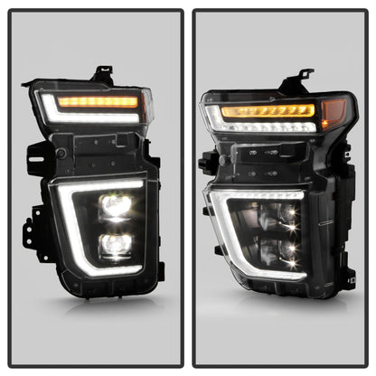 SPYDER Chevy Silverado 20-23 HD 2500/3500 High-Power LED Module - Black (PRO-YD-CSHD20AP-SEQ-BK) 5088840