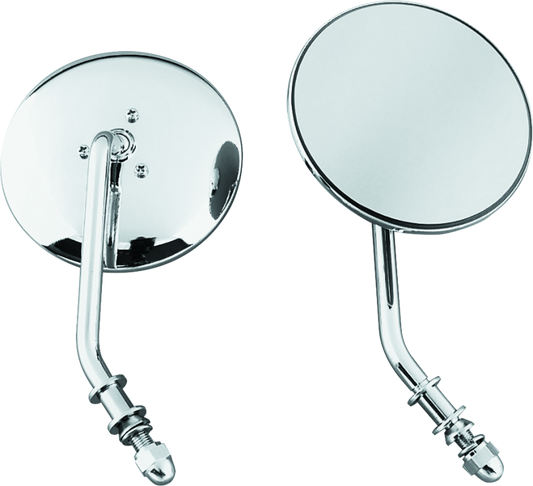 Bikers Choice 4in Round Mirror Chrm(Short-R) 489711