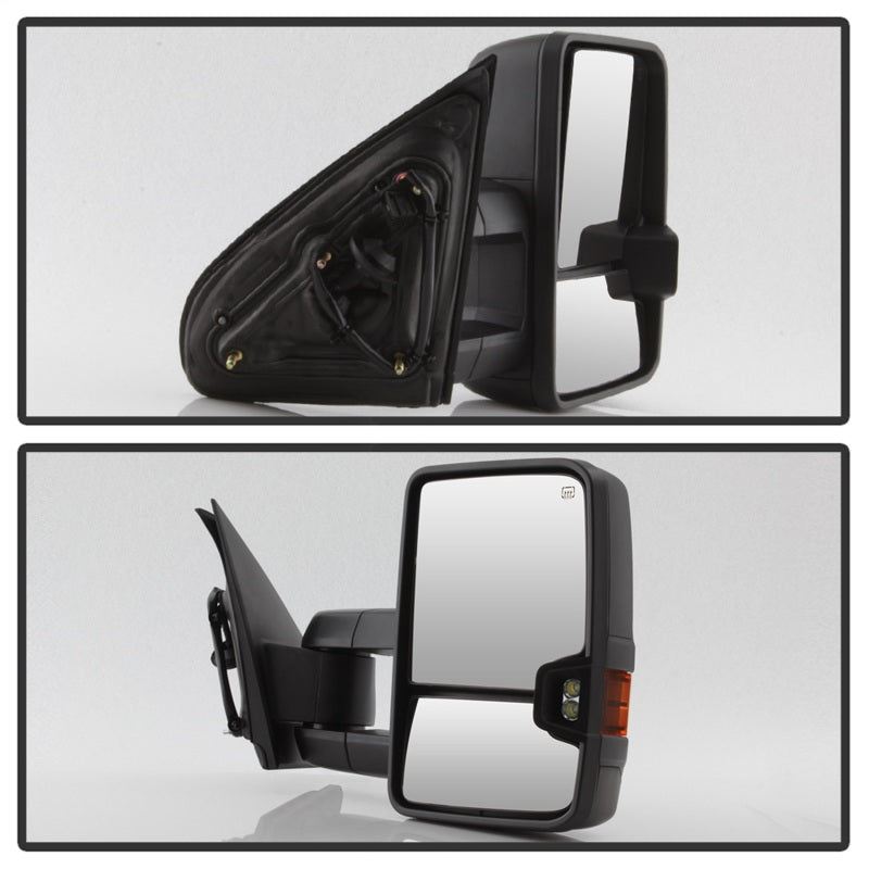 Spyder xTune Chevy Silverado 14-16 Heated Amber LED Signal Telescoping Mirrors