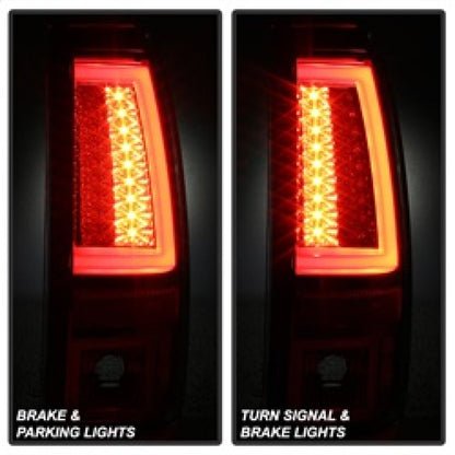 Spyder Chevy Silverado 1500/2500 99-02 Version 2 LED Tail Lights - Red Clear ALT-YD-CS99V2-LED-RC 5081872