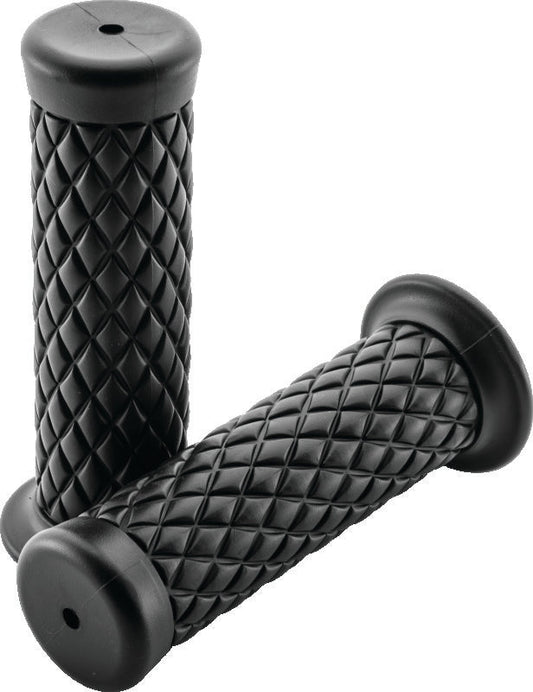 Bikers Choice Quilted Grip 1In Black 485801