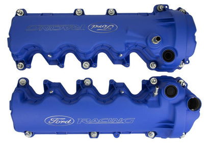 Ford 4.6L 3-Valve V/C Blue Powder Coated w/Logo FRDM6582-FR3VBL