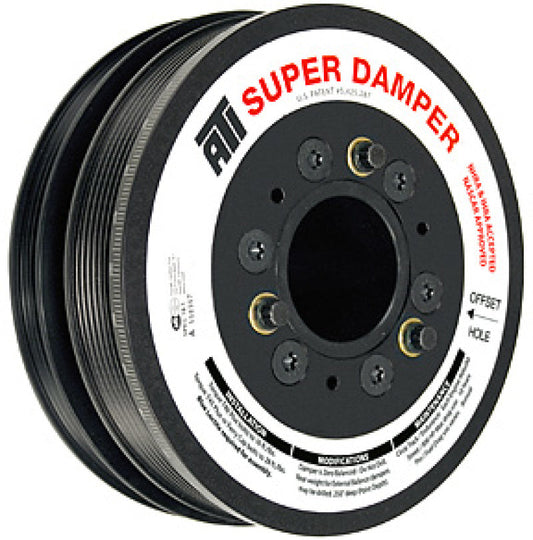 ATI Damper - 6.78in - Alum - 6 Grv - 10 Percent UD - LS1/LS2 - F & V Body - No A/C