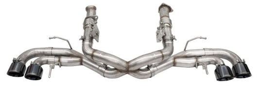 Corsa 2020 Corvette C8 3in Xtreme Cat-Back Exhaust 4.5in Black Quad Tips
