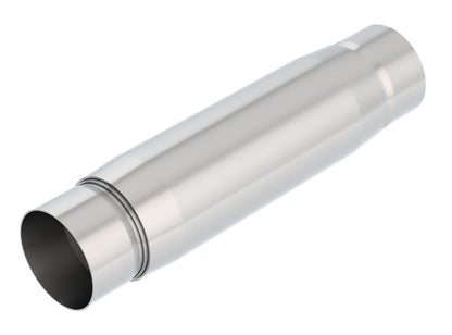 Borla CrateMuffler Resonator Option 3in Center/Center 3.5in Round x 10in - Null Sound Center/Center 400939