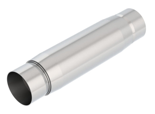 Borla CrateMuffler Resonator Option 3in Center/Center 3.5in Round x 10in - Null Sound Center/Center 400939