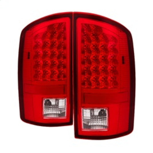 SPYDER Xtune Dodge Ram 02-06 1500 / Ram 2500/3500 03-06 LED Tail Light Red Clear ALT-JH-DR02-LED-RC 5072993